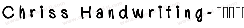 Chriss Handwriting字体转换